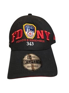 FDNY Honor and Remember 343 9/11 adjustable baseball hat NWT